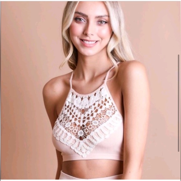 SALE LAST 1 then sold out New Bohemian Gypsy Crochet Bralette - Picture 2 of 6